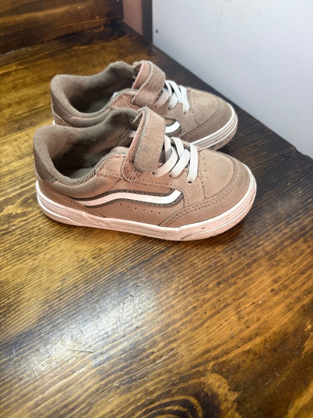 Vans tan sneakers toddler size 9